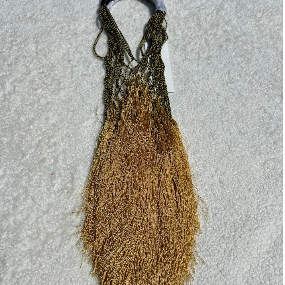 NEW $450 Petit Kouraj Fringe Tote Bag - Picture 3 of 3